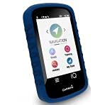 TUFF LUV Silikon Schutzhülle Case und Schirm-Schutz Für Garmin Edge 830 GPS - Blau von TUFF LUV
