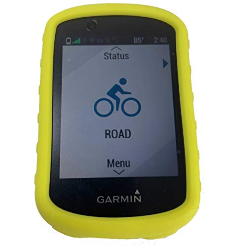 TUFF LUV Silikon Schutzhülle Case und Schirm-Schutz Für Garmin Edge 830 GPS - Giallo von TUFF LUV