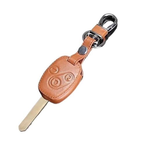 Schlüsselgehäuse Für CR-V Für Fit Für Pilot Für Accord Für Civic Leder Schlüsselanhänger Ring Abdeckung Fall Halter 3 Taste Auto Styling Autofernbedienungen(09) von TUHBCX