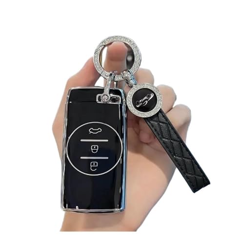 Schlüsselgehäuse Shell Fob Schlüsselanhänger Für Chery Für Tiggo 7 Pro 8 Pro Für Exeed Für Tiggo 2 3X Für Arrizo 5 Pro Gx 5X EQ7 TPU Auto-Fernschlüsseletui-Abdeckung Autofernbedienungen(Black Set b) Schlüsselgehäuse Shell Fob Schlüsselanhänger Für Chery Für Tiggo 7 Pro 8 Pro Für Exeed Für Tiggo 2 3X Für Arrizo 5 Pro Gx 5X EQ7 TPU Auto-Fernschlüsseletui-Abdeckung Autofernbedienungen(Black Set b) von TUHBCX