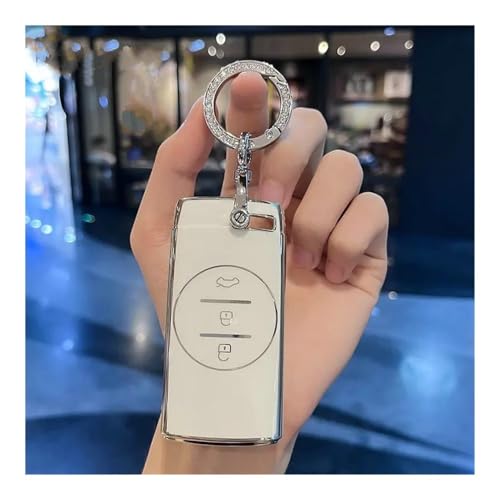 Schlüsselgehäuse Shell Fob Schlüsselanhänger Für Chery Für Tiggo 7 Pro 8 Pro Für Exeed Für Tiggo 2 3X Für Arrizo 5 Pro Gx 5X EQ7 TPU Auto-Fernschlüsseletui-Abdeckung Autofernbedienungen(White Set A) Schlüsselgehäuse Shell Fob Schlüsselanhänger Für Chery Für Tiggo 7 Pro 8 Pro Für Exeed Für Tiggo 2 3X Für Arrizo 5 Pro Gx 5X EQ7 TPU Auto-Fernschlüsseletui-Abdeckung Autofernbedienungen(White Set A) von TUHBCX