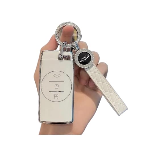 Schlüsselgehäuse Shell Fob Schlüsselanhänger Für Chery Für Tiggo 7 Pro 8 Pro Für Exeed Für Tiggo 2 3X Für Arrizo 5 Pro Gx 5X EQ7 TPU Auto-Fernschlüsseletui-Abdeckung Autofernbedienungen(White Set b) Schlüsselgehäuse Shell Fob Schlüsselanhänger Für Chery Für Tiggo 7 Pro 8 Pro Für Exeed Für Tiggo 2 3X Für Arrizo 5 Pro Gx 5X EQ7 TPU Auto-Fernschlüsseletui-Abdeckung Autofernbedienungen(White Set b) von TUHBCX