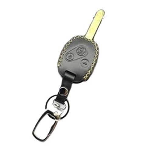 TUHBCX Schlüsselgehäuse Für CR-V Für Fit Für Pilot Für Accord Für Civic Leder Schlüsselanhänger Ring Abdeckung Fall Halter 3 Taste Auto Styling Autofernbedienungen(6) von TUHBCX