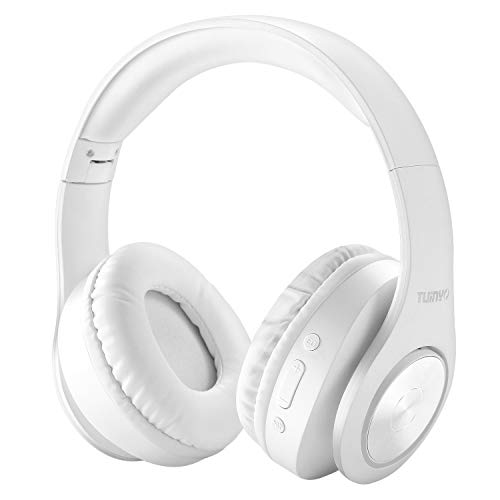 TUINYO Bluetooth Headphones Wireless, Over Ear Stereo Wireless Headset 40H Playtime with deep bass, Soft Memory-Protein Earmuffs, Built-in Mic Wired Mode PC/Cell Phones/TV-White … … TUINYO Bluetooth Headphones Wireless, Over Ear Stereo Wireless Headset 40H Playtime with deep bass, Soft Memory-Protein Earmuffs, Built-in Mic Wired Mode PC/Cell Phones/TV-White … … von TUINYO