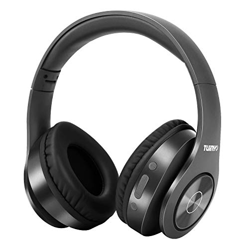 TUINYO Bluetooth-Kopfhörer Over Ear Hi-Fi Stereo Headset drahtloser Kopfhörer mit tiefen Bässen, weichen Ohrenschützern aus Memory-Protein, von TUINYO