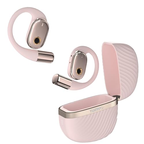 TUINYO S07 - True Wireless Open Ear Kopfhörer mit Bluetooth V5.4, 35 Stunden Spielzeit und wasserfest für Sport, Büro und Fahren-Rosa TUINYO S07 - True Wireless Open Ear Kopfhörer mit Bluetooth V5.4, 35 Stunden Spielzeit und wasserfest für Sport, Büro und Fahren-Rosa von TUINYO