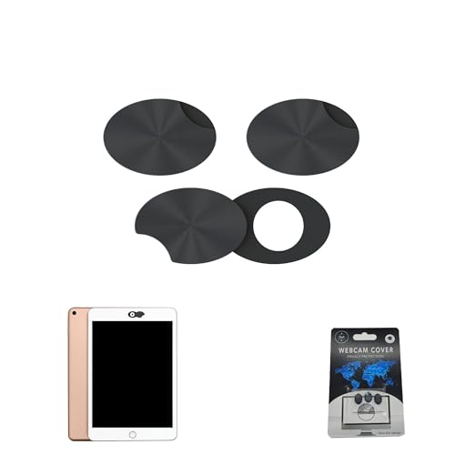 TUKEVA 3 Stück Webcam Privacy Cover Kamera Abdeckung Schieberegler Kamera-Aufkleber Webcam Cover Slider für Laptop, PC, Smartphones, Tablets, Webcam Schutz etc Schutz Ihrer Privatsphäre (Schwarz) von TUKEVA