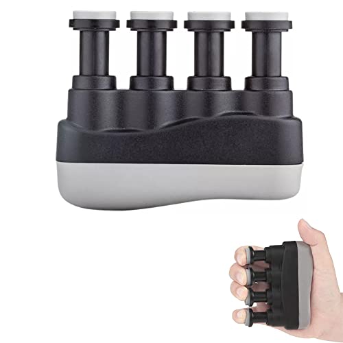 Finger Exerciser Werkzeug, Gitarren Trainer, Handtrainer für Gitarre Klavier, Einstellbare Fingertrainer, Handgriff Trainer Muskelübungen Zubehör von TUKNN