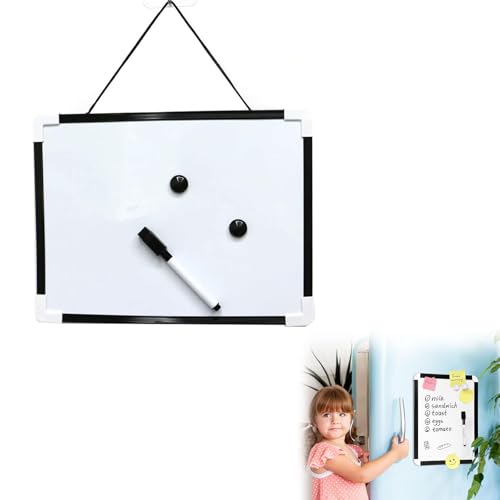 Wiederbeschreibbar Weißtafel, Whiteboard Magnetisch, Magnetisches Whiteboard, Whiteboard Klein, Trocken Abwischbar Magnettafel, Weiß Magnetisch Tafel, für Klassenzimmer, Büro, 20 x 30 cm Wiederbeschreibbar Weißtafel, Whiteboard Magnetisch, Magnetisches Whiteboard, Whiteboard Klein, Trocken Abwischbar Magnettafel, Weiß Magnetisch Tafel, für Klassenzimmer, Büro, 20 x 30 cm von TUKNN