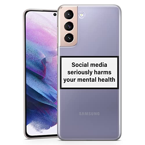 TULLUN Handyhülle für Samsung Galaxy S5 - Durchsichtige weiche Gel-Abdeckung Warnzeichen ästhetisch zitieren Sie Design Stil Ihren eigenen Text - Social Media TULLUN Handyhülle für Samsung Galaxy S5 - Durchsichtige weiche Gel-Abdeckung Warnzeichen ästhetisch zitieren Sie Design Stil Ihren eigenen Text - Social Media von TULLUN