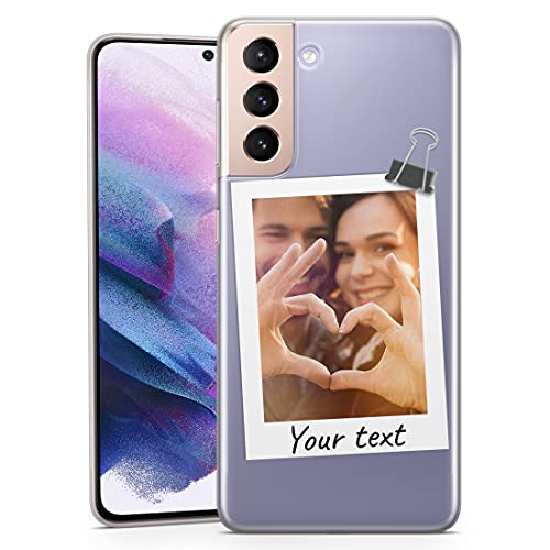 TULLUN Personalisierte Handyhülle für Samsung Galaxy A26 - Klare Soft Gel Benutzerdefinierte Gepinntes Schnappschuss Foto Ihr eigenes Bilddesign Stil Idee Stimmung - Schwarze Büroklammer TULLUN Personalisierte Handyhülle für Samsung Galaxy A26 - Klare Soft Gel Benutzerdefinierte Gepinntes Schnappschuss Foto Ihr eigenes Bilddesign Stil Idee Stimmung - Schwarze Büroklammer von TULLUN
