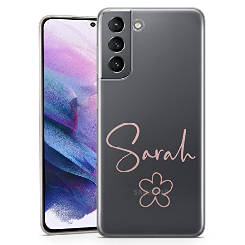 Personalisierte Handyhülle für Samsung Galaxy A30 /A20 - Klare Soft Gel Benutzerdefinierte Süß Hand Gezeichnetes Symbol Design Stil Buchstabe Initialen Name Text Stil - Roségold Blume Symbol Name Personalisierte Handyhülle für Samsung Galaxy A30 /A20 - Klare Soft Gel Benutzerdefinierte Süß Hand Gezeichnetes Symbol Design Stil Buchstabe Initialen Name Text Stil - Roségold Blume Symbol Name von TULLUN