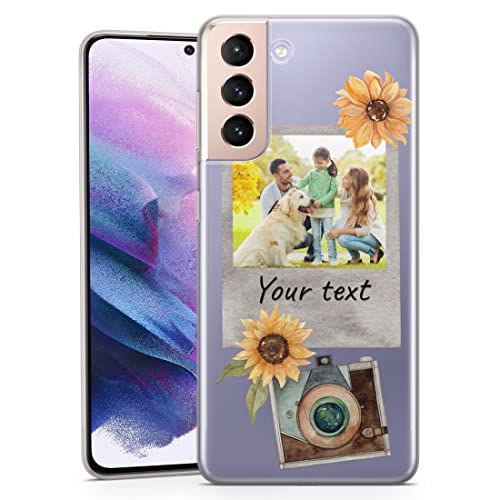 TULLUN Personalisierte Handyhülle für Samsung Galaxy S20 Ultra - Klare Soft Gel Benutzerdefinierte Jahrgang Sonnenblumen Schnappschuss Foto Design Idea Stil - EIN Foto&Text TULLUN Personalisierte Handyhülle für Samsung Galaxy S20 Ultra - Klare Soft Gel Benutzerdefinierte Jahrgang Sonnenblumen Schnappschuss Foto Design Idea Stil - EIN Foto&Text von TULLUN