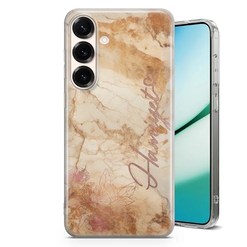 TULLUN Personalisierte Handyhülle für Samsung Galaxy S9 - Klare Soft Gel mit individuellem Druck, stilvollem Marmor-Design Ihrem eigenen Name Text - Burgunder Sand TULLUN Personalisierte Handyhülle für Samsung Galaxy S9 - Klare Soft Gel mit individuellem Druck, stilvollem Marmor-Design Ihrem eigenen Name Text - Burgunder Sand von TULLUN