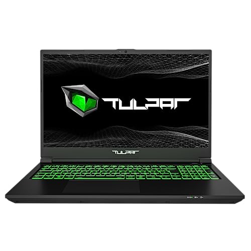 TULPAR T5 V23.2 Gaming Laptop | 15,6'' FHD 1920X1080 144HZ IPS LED-Display | Intel Core i7 12650H | 16 GB RAM | 1 TB SSD | Nvidia RTX 4060 | Windows 11 | Gaming Notebook von TULPAR