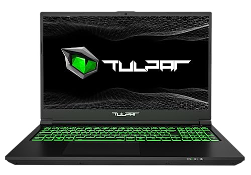 TULPAR T5 V23.2.1 Gaming Laptop | 15,6'' FHD 1920X1080 144HZ IPS LED-Display | Intel Core i7 12650H | 32 GB RAM | 1 TB SSD | Nvidia RTX 4060 | Windows 11 | Gaming Notebook von TULPAR