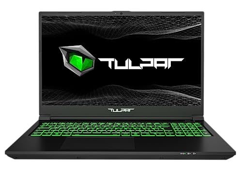 TULPAR T5 V23.2.3 Gaming Laptop | 15,6'' FHD 1920X1080 144HZ IPS LED-Display | Intel Core i7 12650H | 16 GB RAM | 1 TB SSD | Nvidia RTX 4060 | FreeDOS | Gaming Notebook von TULPAR