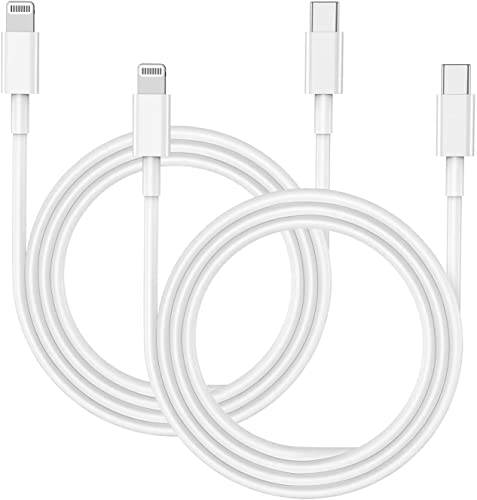 USB C auf Lightning Kabel 2er Pack 1m, Apple MFi zertifiziertes Kurz iPhone Ladekabel USB C Schnellladung für iPhone 13/13 mini/13 Pro/13Pro Max/12/12 mini/12Pro/12 Pro Max/11/X/XS/XR/ 8 Plus/MacBook von TUMABER