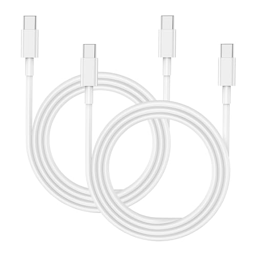iPhone 15 Ladekabel 1M 2Pack, Typ C zu Typ C Kabel Schnelllade-USB-C-Ladekabel lang für Apple iPhone 15/15 Plus/15 Pro/15 Pro Max,iPad von TUMABER