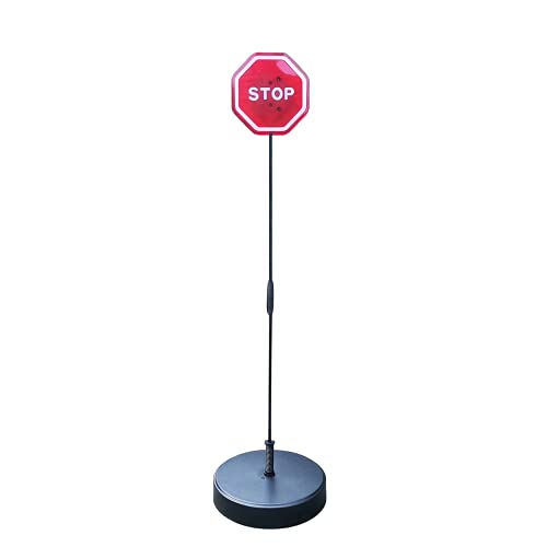 TUMAX Parking Garage Blinkendes Stoppschild – Stoppschild für Garage, Parkplatz, einstellbare Höhe, Parkhilfe, LED-Anzeige für Garage, Auto, 1 Stück von TUMAX