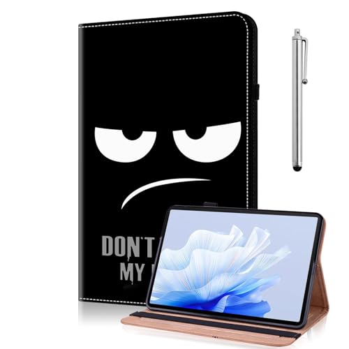 TUOLISG Galaxy Tab S5e Hülle T720,PU Leder Flip Case Brieftasche Stifthalter Tablet Schutzhülle mit Stylus Stift für Samsung Galaxy Tab SM-T720/T725 (2019) 10.5" Tablette -Nicht anfassen von TUOLISG