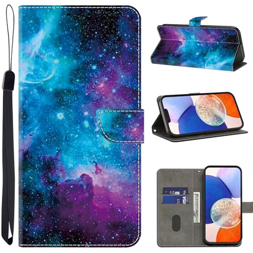 TUOLISG Handyhülle für Samsung Galaxy A25 5G Hülle,PU Lederhülle Klappbar Flip Case Tasche Magnet Kartenfach Standfunktion Schutzhülle für A25 5G -Sternenklarer Himmel TUOLISG Handyhülle für Samsung Galaxy A25 5G Hülle,PU Lederhülle Klappbar Flip Case Tasche Magnet Kartenfach Standfunktion Schutzhülle für A25 5G -Sternenklarer Himmel von TUOLISG