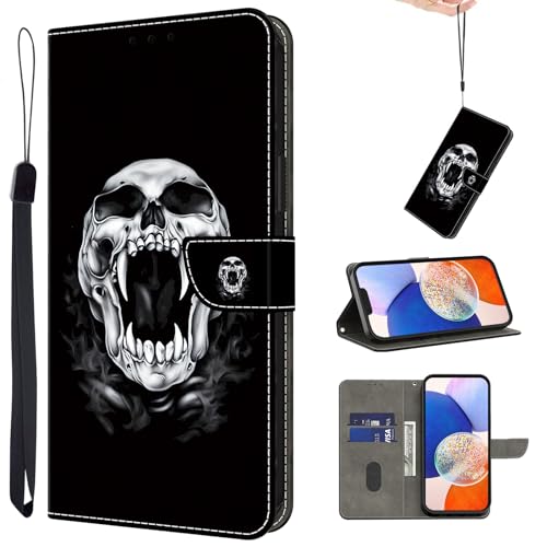 TUOLISG Handyhülle für Samsung Galaxy A53 5G Hülle Leder für Samsung Galaxy A53 5G Hülle Klappbar Leder Flip Wallet stoßfeste Case Schutzhülle Klapphülle für Samsung Galaxy A53 5G -Schädel TUOLISG Handyhülle für Samsung Galaxy A53 5G Hülle Leder für Samsung Galaxy A53 5G Hülle Klappbar Leder Flip Wallet stoßfeste Case Schutzhülle Klapphülle für Samsung Galaxy A53 5G -Schädel von TUOLISG