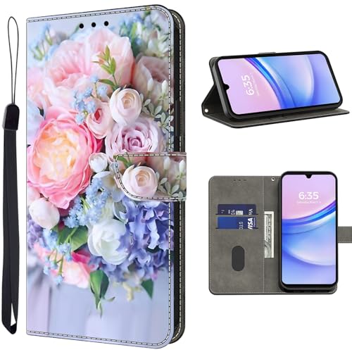 TUOLISG Handyhülle für Sony Xperia 10 VI - PU Leder Flip Case Mit Kartenfächern, Stoßfeste Klapphülle - Bunt Blumen TUOLISG Handyhülle für Sony Xperia 10 VI - PU Leder Flip Case Mit Kartenfächern, Stoßfeste Klapphülle - Bunt Blumen von TUOLISG