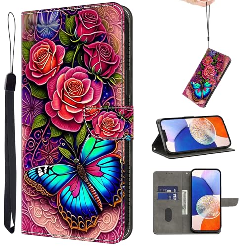 TUOLISG Handyhülle für Xiaomi 14T Pro 5G Hülle,PU Leder Flip Wallet Case Schutzhülle mit Kartenfächer und Standfunktion für Xiaomi 14T Pro 5G -Bunt Schmetterling TUOLISG Handyhülle für Xiaomi 14T Pro 5G Hülle,PU Leder Flip Wallet Case Schutzhülle mit Kartenfächer und Standfunktion für Xiaomi 14T Pro 5G -Bunt Schmetterling von TUOLISG
