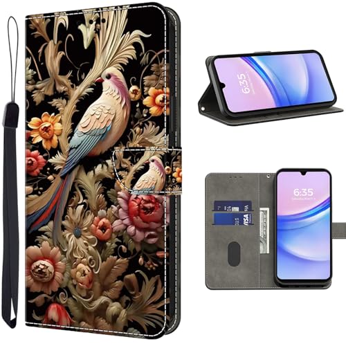 TUOLISG Handyhülle für Xiaomi Redmi 14C Hülle,PU Leder Flip Wallet Case Schutzhülle mit Kartenfächer und Standfunktion für Xiaomi Redmi 14C -Vögel TUOLISG Handyhülle für Xiaomi Redmi 14C Hülle,PU Leder Flip Wallet Case Schutzhülle mit Kartenfächer und Standfunktion für Xiaomi Redmi 14C -Vögel von TUOLISG
