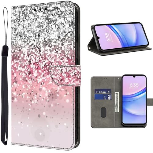 TUOLISG Handyhülle für Xiaomi Redmi Note 14 Pro/Pro Plus＋ 5G Hülle,Schutzhülle Redmi Note 14 Pro 5G PU Leder Flip Case Kartenfach Standfunktion Klapphülle für Redmi Note 14 Pro＋-Farbverlauf von TUOLISG