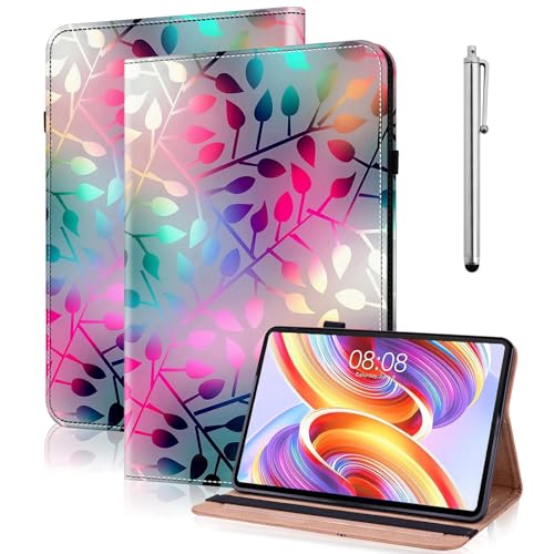 TUOLISG Hülle für Lenovo Tab P11 (2. Gen) Tablet 11,5" TB350FU/TB350XU 2022, Ultra Dünn Multi-Winkel Ständer Flip Case Tablet für Tab P11 2.Generation -Ahornblatt von TUOLISG