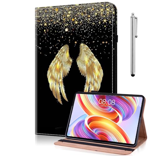 TUOLISG Hülle für Samsaung Galaxy Tab A6 10.1 2016, Slim PU Leder Case Etui kompatibel für Galaxy Tab A6 10.1 Zoll T580/ T585 Schutzhülle mit Holder Stand -Goldene Flügel TUOLISG Hülle für Samsaung Galaxy Tab A6 10.1 2016, Slim PU Leder Case Etui kompatibel für Galaxy Tab A6 10.1 Zoll T580/ T585 Schutzhülle mit Holder Stand -Goldene Flügel von TUOLISG