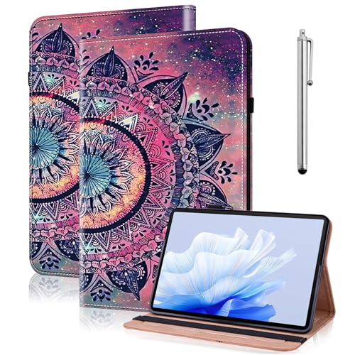 TUOLISG Hülle für Samsung Galaxy Tab A9 Plus Schutzhülle Galaxy Tab A9 Plus Multi-Winkel Ständer Flip Case Tablet für Samsung Tab A9 Plus 2023 -Mandala von TUOLISG