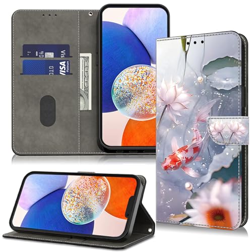 TUOLISG Lederhülle für iPhone 16 Pro Max Hülle,Handyhülle für iPhone 16 Pro Max Case,PU Leder Wallet Flip Case Klapphülle mit Kartenfach -Koi TUOLISG Lederhülle für iPhone 16 Pro Max Hülle,Handyhülle für iPhone 16 Pro Max Case,PU Leder Wallet Flip Case Klapphülle mit Kartenfach -Koi von TUOLISG