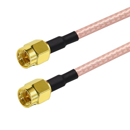 SMA Stecker auf SMA Stecker RG316 SMA Kabel Adapter RF Koaxialkabel WiFi Antennen Verlängerungskabel Kompatibel in SWR Meter Spektrumanalysator Netzwerk Analyzer 4G LTE Router Jumper Kabel 3.3ft 2PCS von TUOLNK