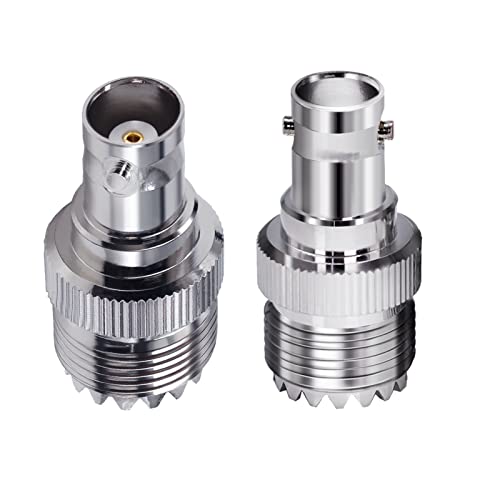 TUOLNK BNC Buchse auf UHF PL259 Buchse RF Koaxialadapter SO239 auf BNC Koaxialstecker für Verlängerungskabel 2St von TUOLNK