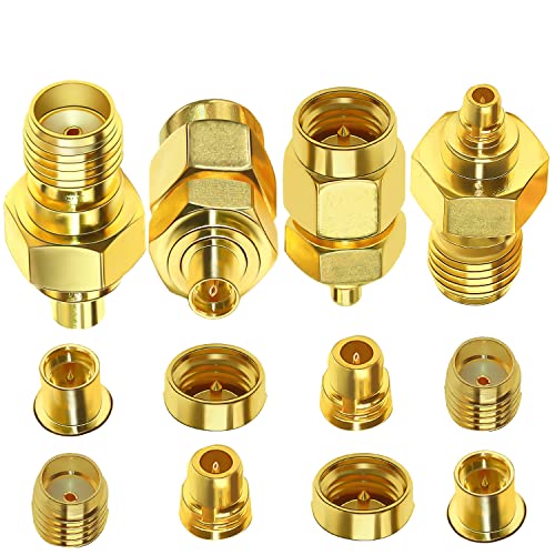TUOLNK SMA Stecker auf MMCX Stecker Gerader Stecker SMA Stecker auf MMCX Stecker Koaxialadapter Kit für WLAN Antenne/Radio/Netzwerke/WLAN Router SMA Stecker auf MMCX Buchse 4er Set TUOLNK SMA Stecker auf MMCX Stecker Gerader Stecker SMA Stecker auf MMCX Stecker Koaxialadapter Kit für WLAN Antenne/Radio/Netzwerke/WLAN Router SMA Stecker auf MMCX Buchse 4er Set von TUOLNK