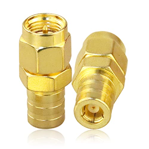 TUOLNK SMA auf SMB Stecker SMB Buchse auf SMA Stecker Koaxial Adapter für Verlängerungskabel Funkantenne 2St TUOLNK SMA auf SMB Stecker SMB Buchse auf SMA Stecker Koaxial Adapter für Verlängerungskabel Funkantenne 2St von TUOLNK