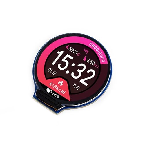 3,3 cm rundes LCD-Display, allgemeines Modul, kompatibel mit Raspberry Pi, 240 × 240 Auflösung, SPI-Schnittstelle, 65 K RGB-Farben, unterstützt Arduino, STM32 3,3 cm rundes LCD-Display, allgemeines Modul, kompatibel mit Raspberry Pi, 240 × 240 Auflösung, SPI-Schnittstelle, 65 K RGB-Farben, unterstützt Arduino, STM32 von TUOPUONE