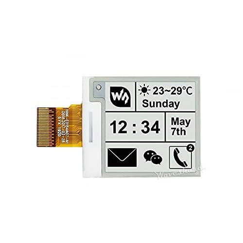 3,9 cm E-Ink Raw Display-Panel, kompatibel mit Raspberry Pi 200 x 200 Auflösung mit eingebettetem Controller, Kommunikation über SPI-Schnittstelle, unterstützt teilweise Aktualisierung von TUOPUONE