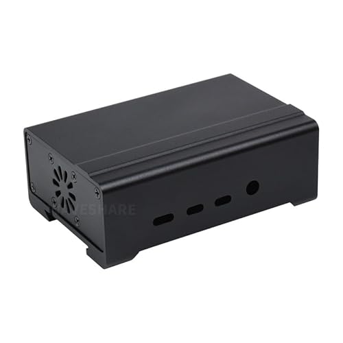 DIN-Schienen-Aluminiumgehäuse, kompatibel mit Raspberry Pi 4, mit Lüfter und Kühlkörpern DIN-Schienen-Aluminiumgehäuse, kompatibel mit Raspberry Pi 4, mit Lüfter und Kühlkörpern von TUOPUONE