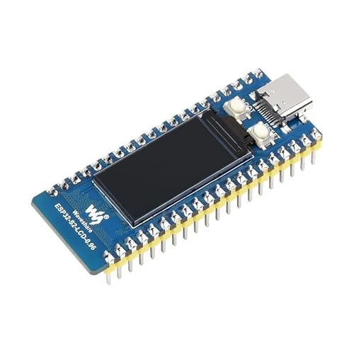 ESP32-S2 MCU für C/C++ SDK, MicroPython, CircuitPython Development Board Xtensa Single-Core 32-Bit LX7 Mikrocontroller (LCD Ver. mit Pinheader) von TUOPUONE