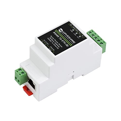 Industrieller serieller Server RS485 zu RJ45 Ethernet TCP/IP zu serieller Schienenmontage Unterstützung mit gemeinsamem Ethernet-Port von TUOPUONE