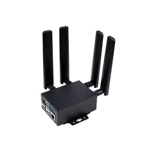 RM500Q-GL 5G HAT kompatibel mit Raspberry Pi, PC oder Jetson Nano Quad Antennen LTE-A Multiband hocheffizienter Netzteil-Schaltkreis mit Gehäuse von TUOPUONE