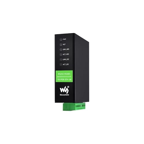 RS232 RS485 auf RJ45 Ethernet Serial Server RS232 und RS485 Dual Channels Unabhängiger Betrieb Dual Ethernet Ports (PoE Netzwerk-Port) von TUOPUONE