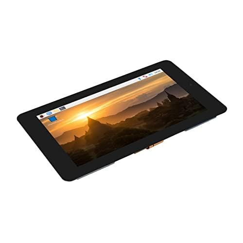 TUOPUONE 17,8 cm (7 Zoll) kapazitives Touch-Display, kompatibel mit Raspberry Pi mit 5 MP Frontkamera, 800 × 480 Auflösung, DSI-Schnittstelle von TUOPUONE