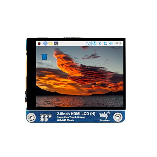 TUOPUONE 2,8 Zoll HDMI IPS LCD Display (H) Kompatibel mit Raspberry Pi 480 × 640 Auflösung Einstellbare Helligkeit Optischer Bonding-Bildschirm von TUOPUONE