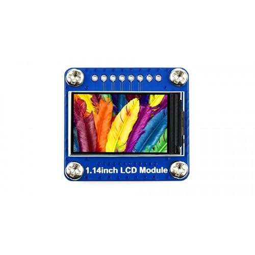 TUOPUONE 2,9 cm (1,1 Zoll) LCD-Display, allgemeines Modul, kompatibel mit Raspberry Pi, 240 × 135 Pixel, Auflösung, SPI-Schnittstelle, IPS-Panel, 65 K, RGB-Farben, unterstützt Arduino, STM32 von TUOPUONE
