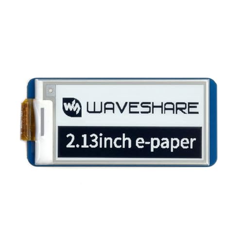 TUOPUONE 5,4 cm (2,1 Zoll) E-Paper-E-Ink-Display-Modul, kompatibel mit Raspberry Pi Pico 250 × 122 Auflösung, Schwarz/Weiß, SPI-Schnittstelle, breiter Betrachtungswinkel, papierähnlicher Effekt von TUOPUONE